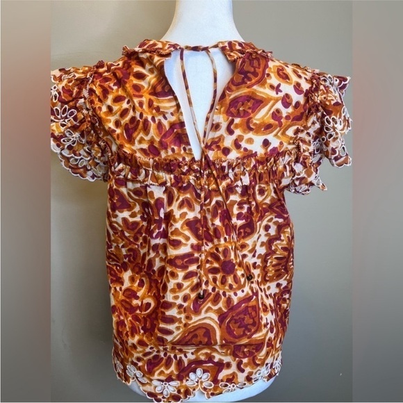 NWT House of Harlow 1960 Ruffle Top size XS - Picture 3 of 14